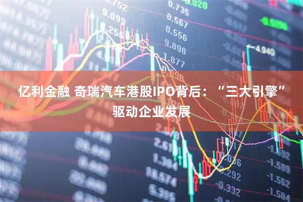 亿利金融 奇瑞汽车港股IPO背后：“三大引擎”驱动企业发展